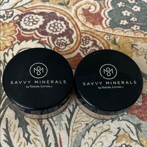 Young Living Savvy Minerals Makeup Dark #3 foundation powder